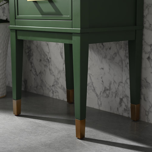 Everly Quinn Deon 20'' Freestanding Single Bathroom Vanity with